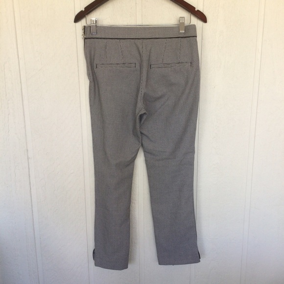 ZARA HOUNDSTOOTH SLIM PANTS SIZE SMALL - Picture 3 of 11
